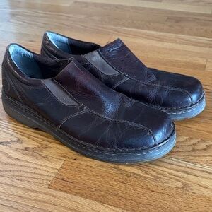Dr. Martens Dark Brown Leather Slip-Ons - Used